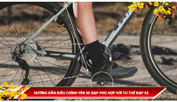 HƯỚNG DẪN ĐIỀU CHỈNH YÊN XE ĐẠP PHÙ HỢP VỚI TƯ THẾ ĐẠP XE